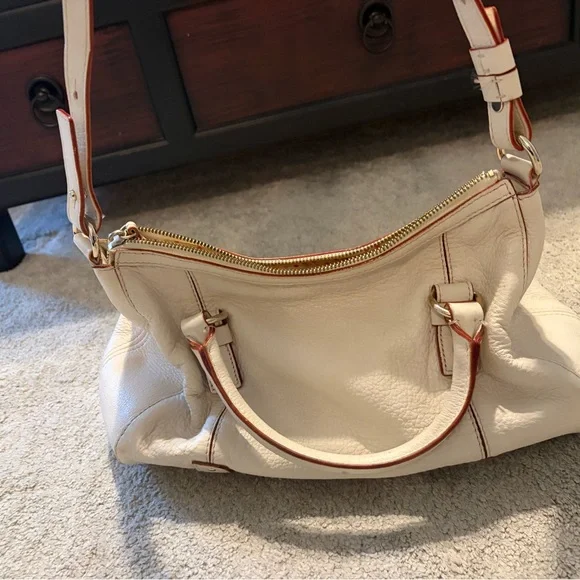 Kate Spade Ivory Satchel with Tan Accents - Picture 3 of 3